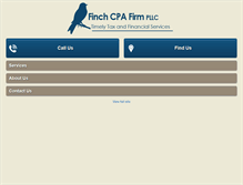 Tablet Screenshot of finchcpafirm.com